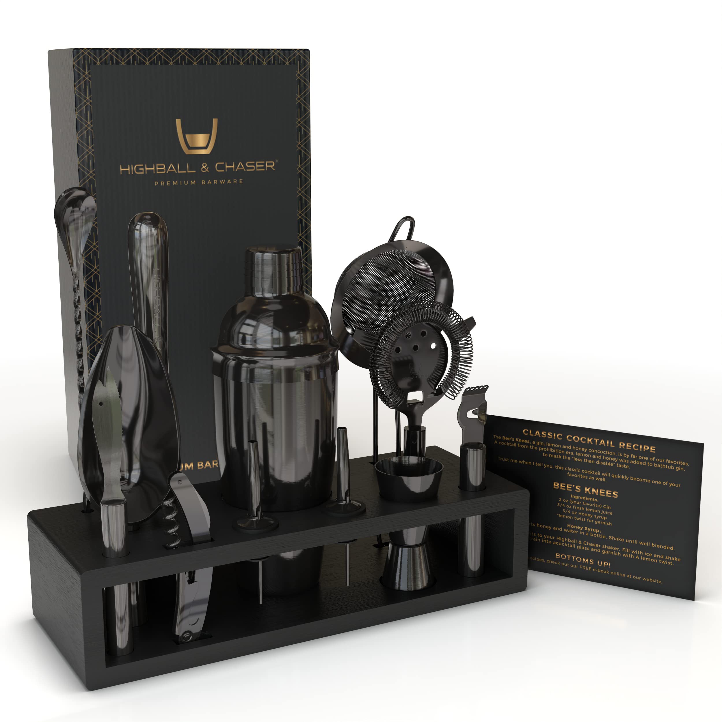 Highball & Chaser gift box presentation showing ready-to-gift design and elegant presentation benefit