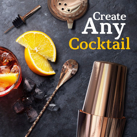 Highball & Chaser bartender kit in use pouring a cocktail to show practical performance and home bar appeal