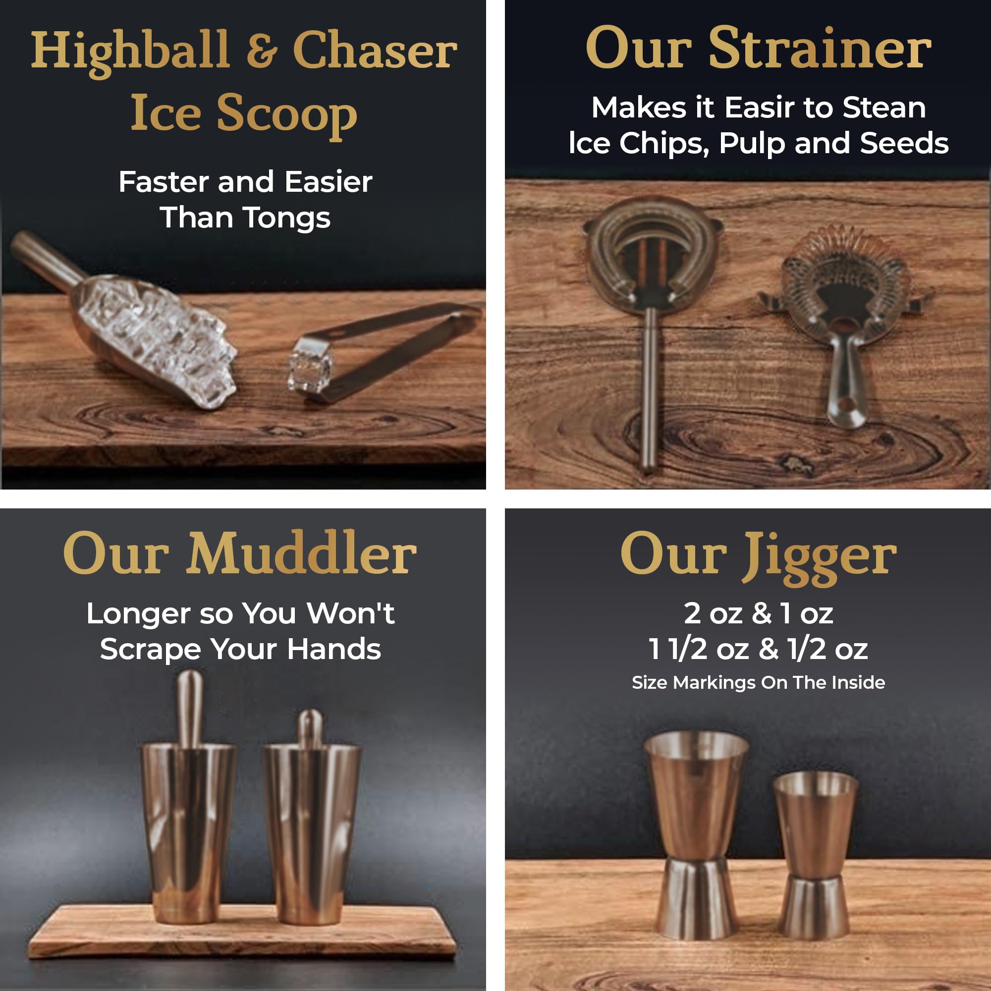 Highball & Chaser packaging with recipe e-book included showing gift-ready presentation and starter recipes