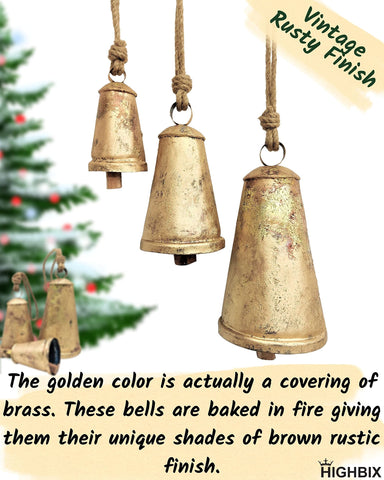 HIGHBIX bells beside a doorframe illustrating extra-large scale and pronounced focal presence