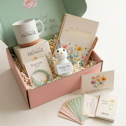 Highmark Collective gift box front view showing elegant presentation and immediate gifting benefit