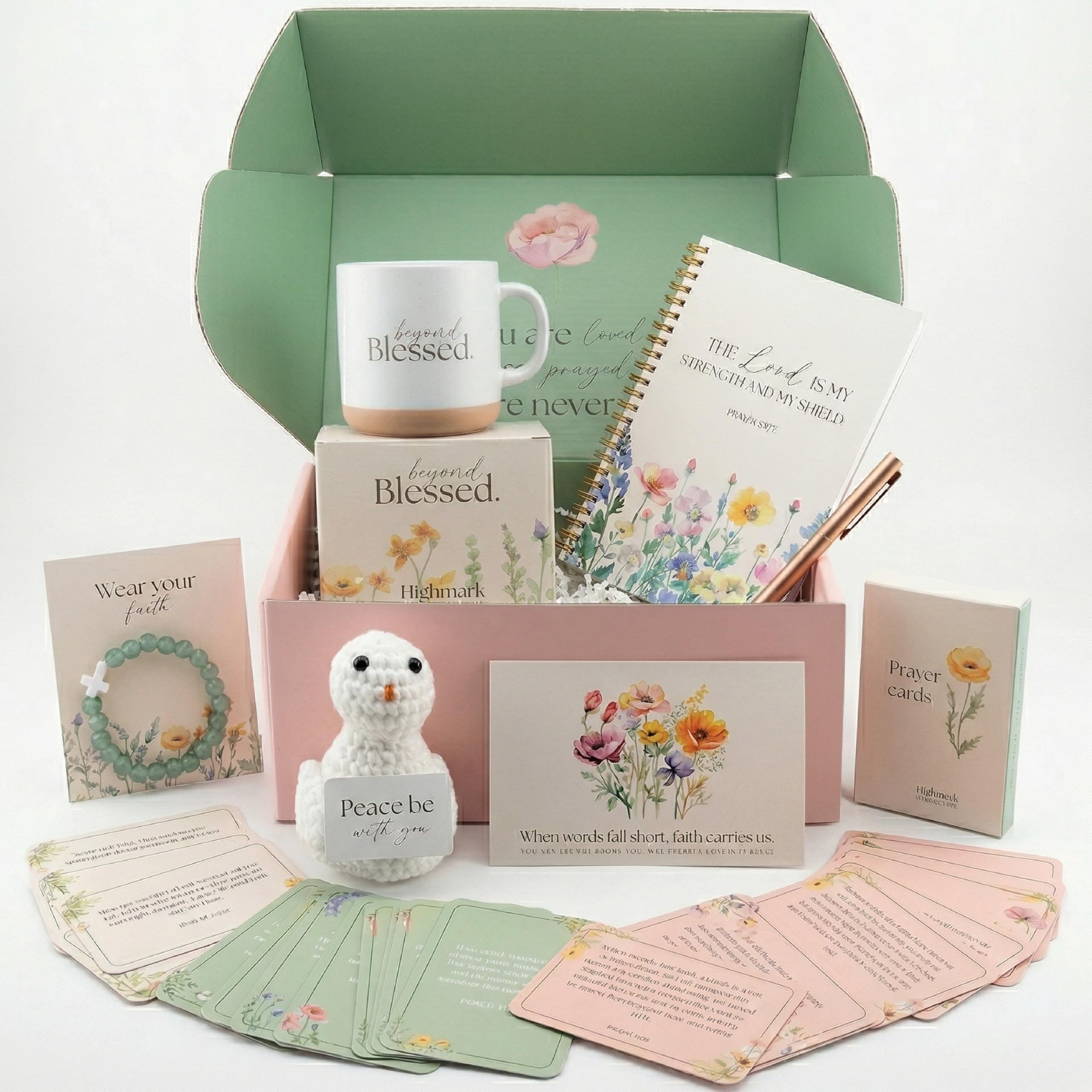 Highmark Collective flatlay of set contents showing complete kit for devotional moments benefit