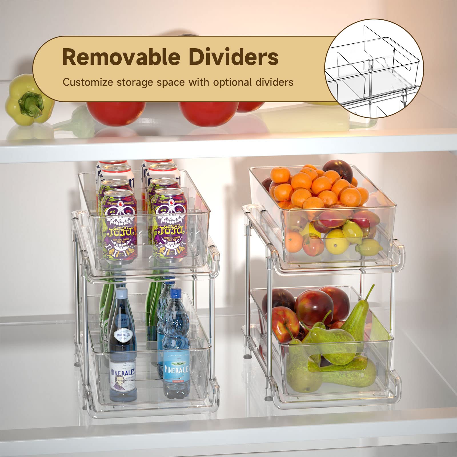 HIHEGD on bathroom vanity holding skincare and cosmetics for clutter-free counter