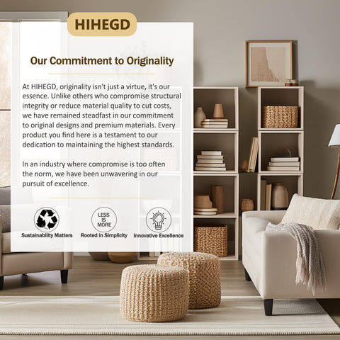HIHEGD close-up of removable dividers and built-in handle for easy reconfiguration