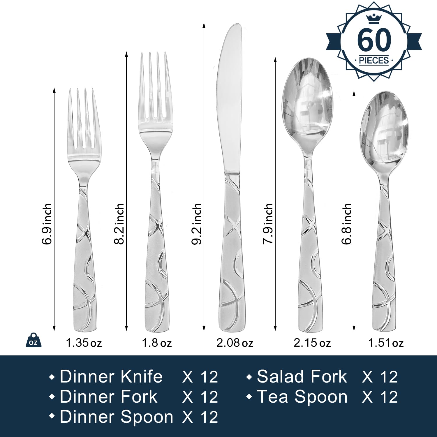 HIKAA arranged forks spoons and knives showing coordinated modern look