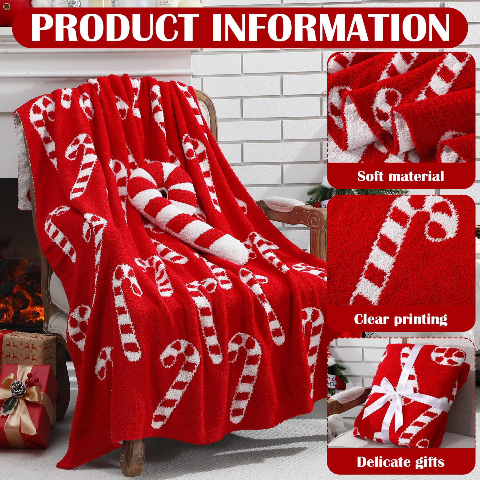 Hillsuren blanket draped on sofa offering cozy warmth and seasonal style