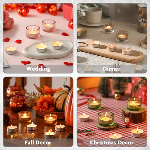 HILUMIDA tealight held by hand showing size and portability benefit