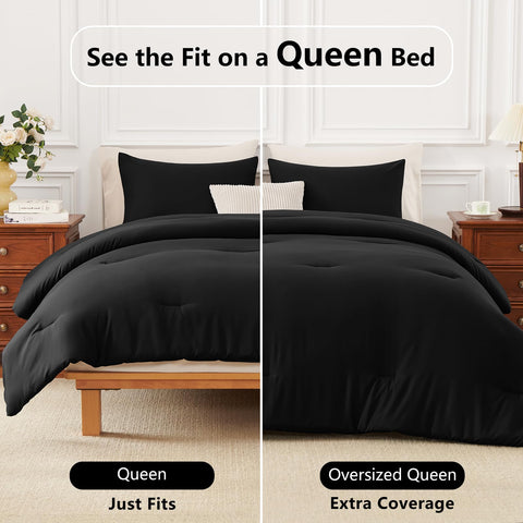 HIMEET comforter folded for storage highlighting compact packing and easy handling benefit