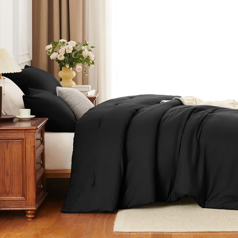 HIMEET comforter with included pillowcases showing full set items and coordinated appearance