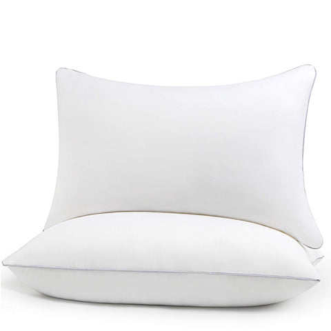 HIMOON front packaging showing king pillow pair and clean design benefit