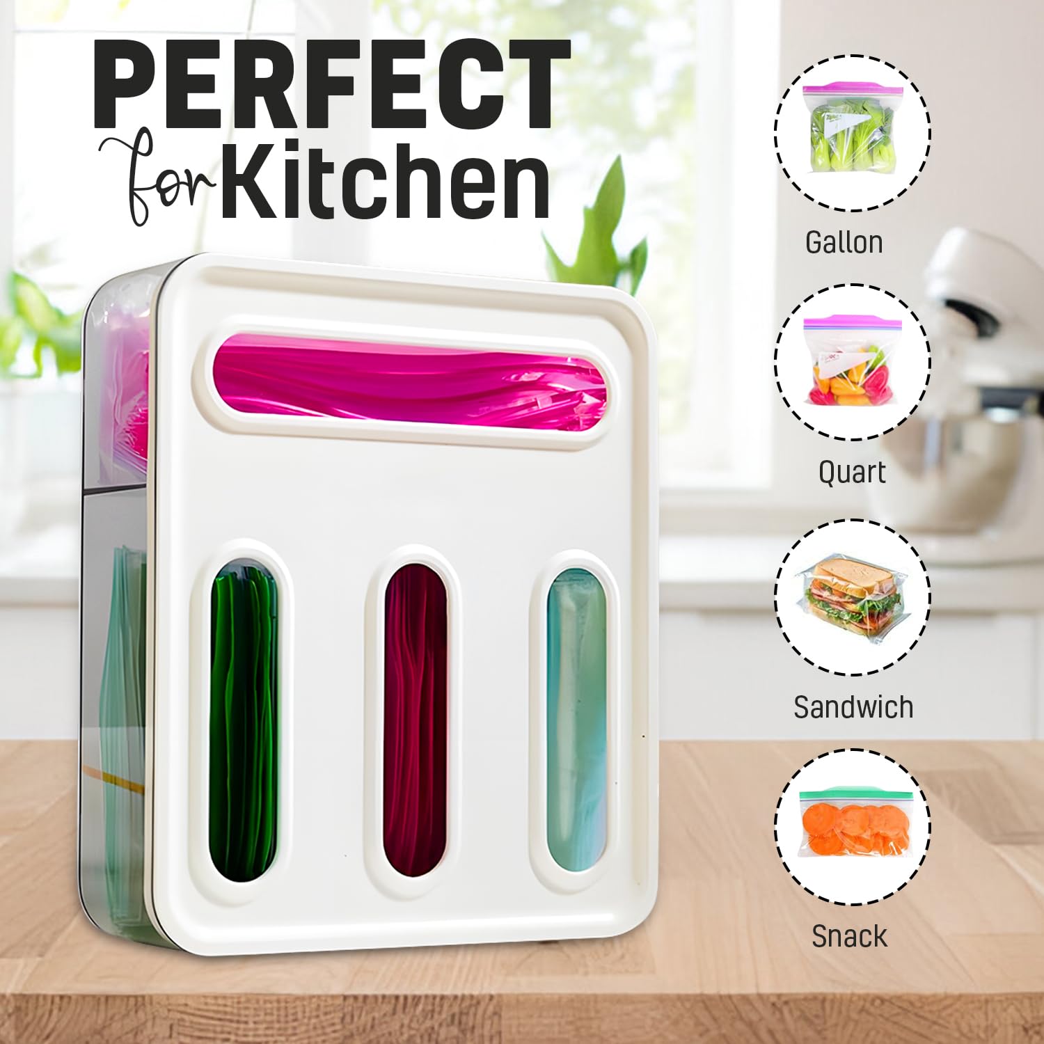 HIMUS in a kitchen lifestyle scene improving prep speed and organized counters