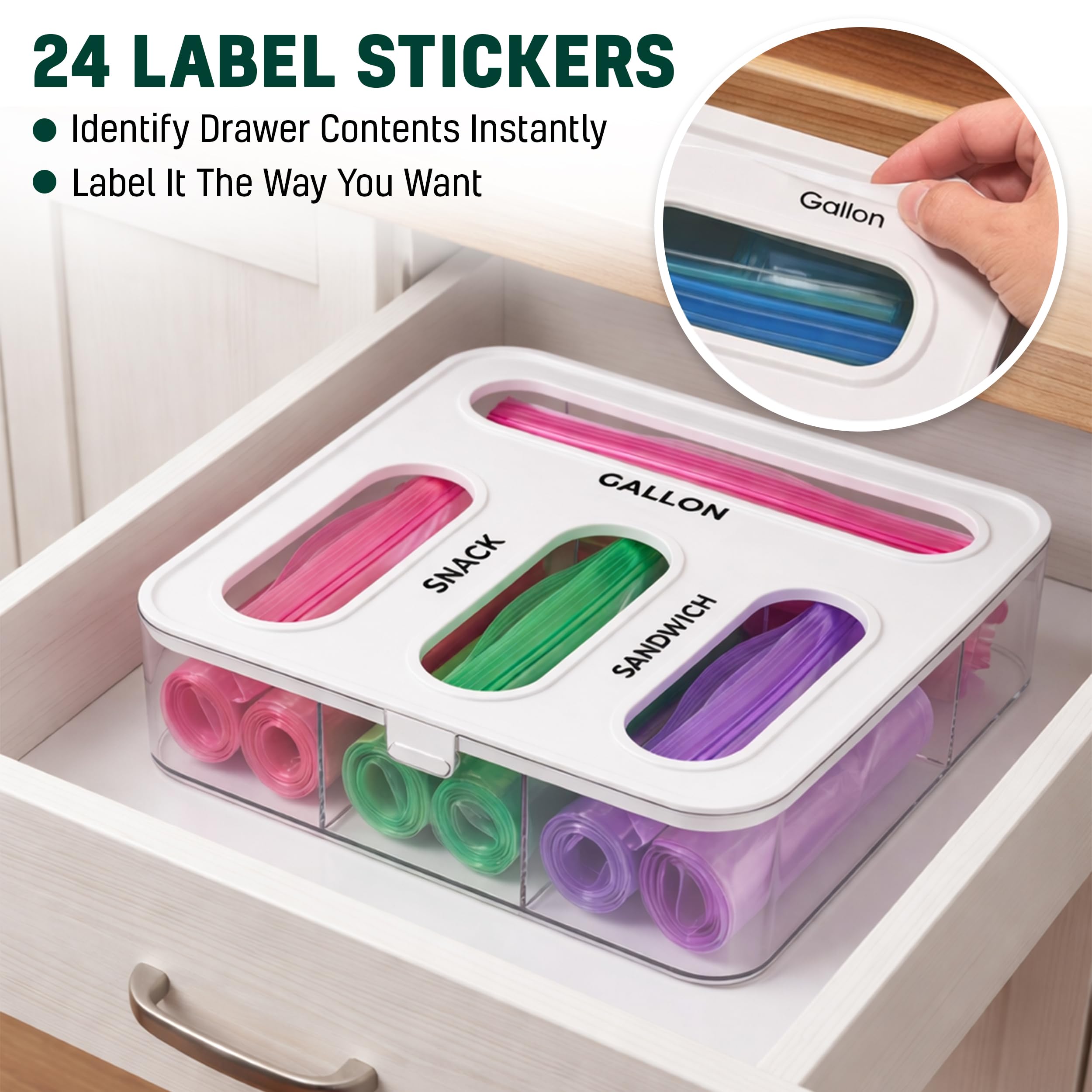 HIMUS wall-mounted in pantry for hands-free dispensing and space savings