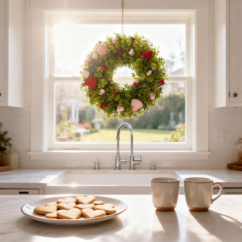 HipTree porch display at dusk creating inviting evening ambiance