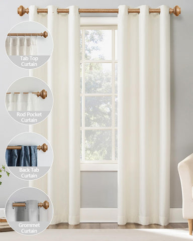 HIQTEK scale comparison beside window frame clarifying adjustable length and fit guidance
