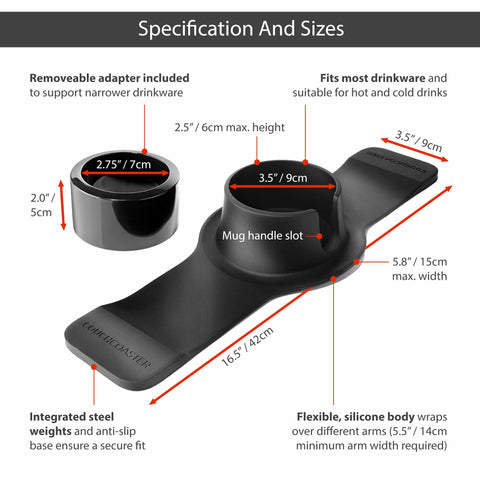 HIT PRODUCTS CouchCoaster tucked between cushions showing compact easy storage