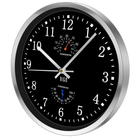 HITO close-up of clock hands and large numbers for quick time checks