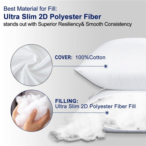 HITO insert inside decorative cover demonstrating plump finished look