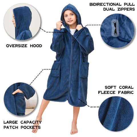 Hiturbo oversized hood detail protecting head and keeping warmth