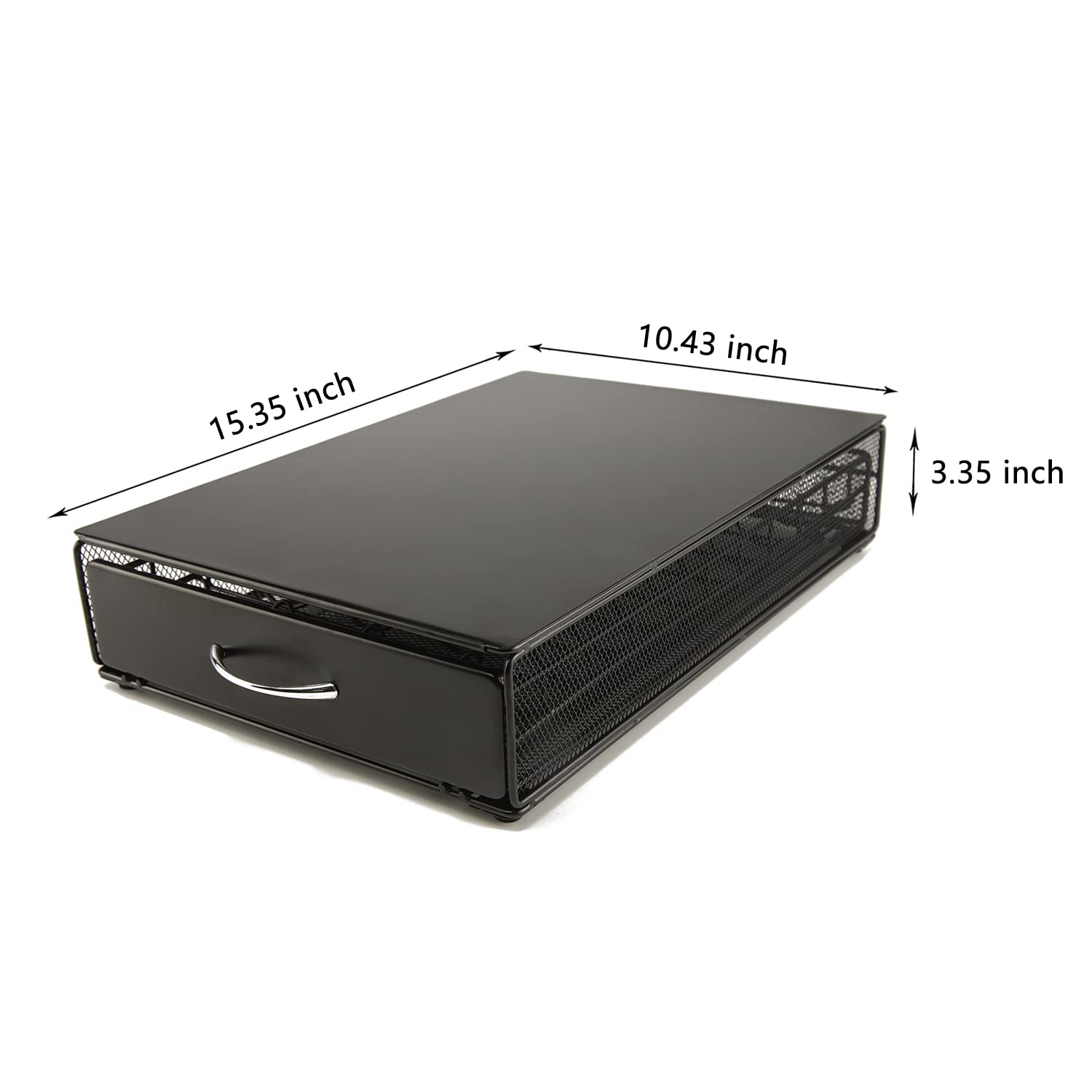 HiveNets open drawer with 40 Vertuo pods organized for fast selection