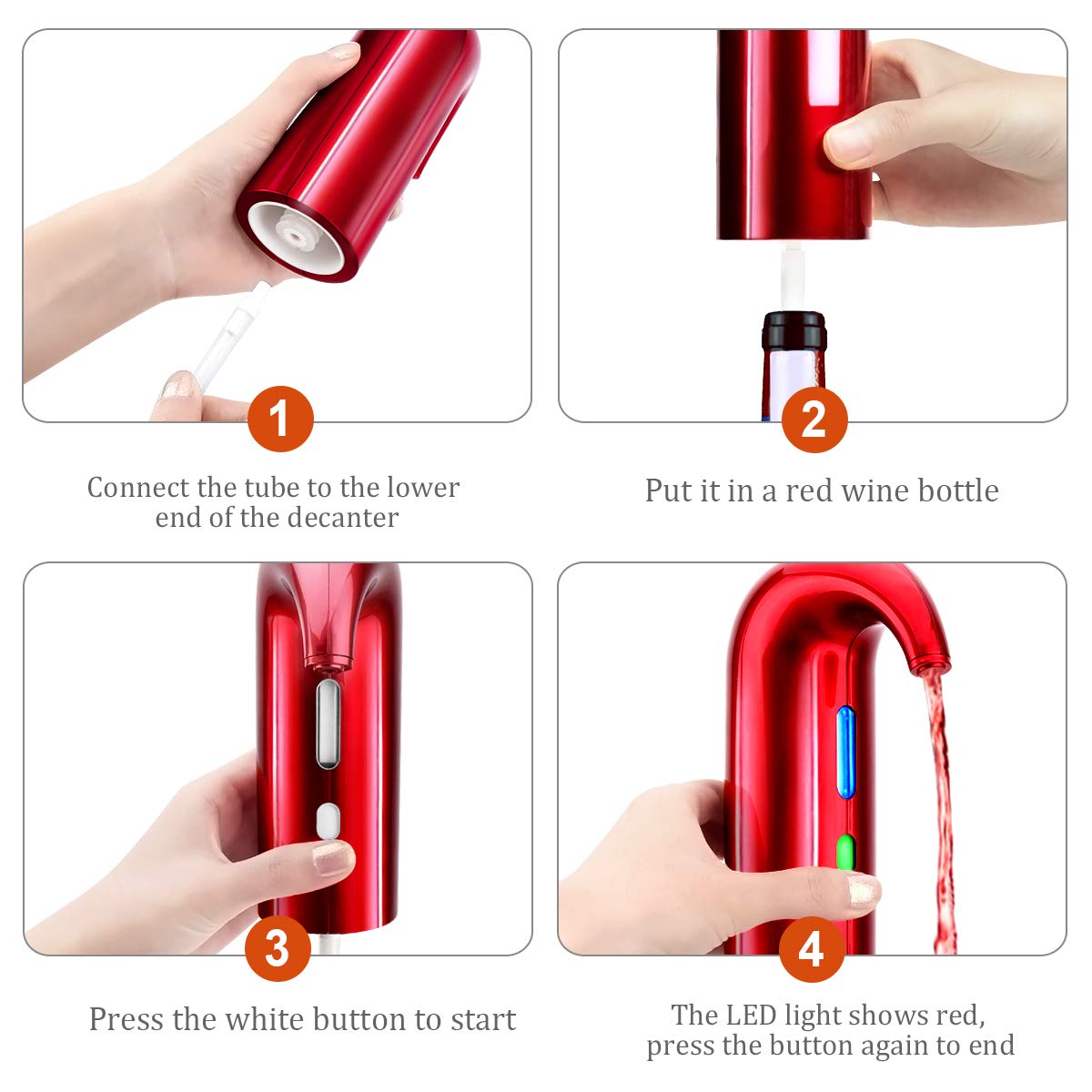 HIVIEW close-up of pourer spout showing drip-free precision benefit