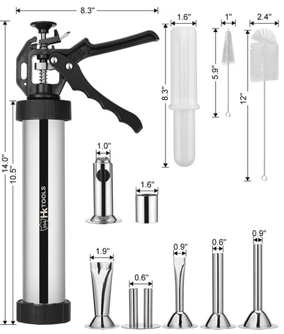 HK nozzles array displaying shape options for uniform jerky