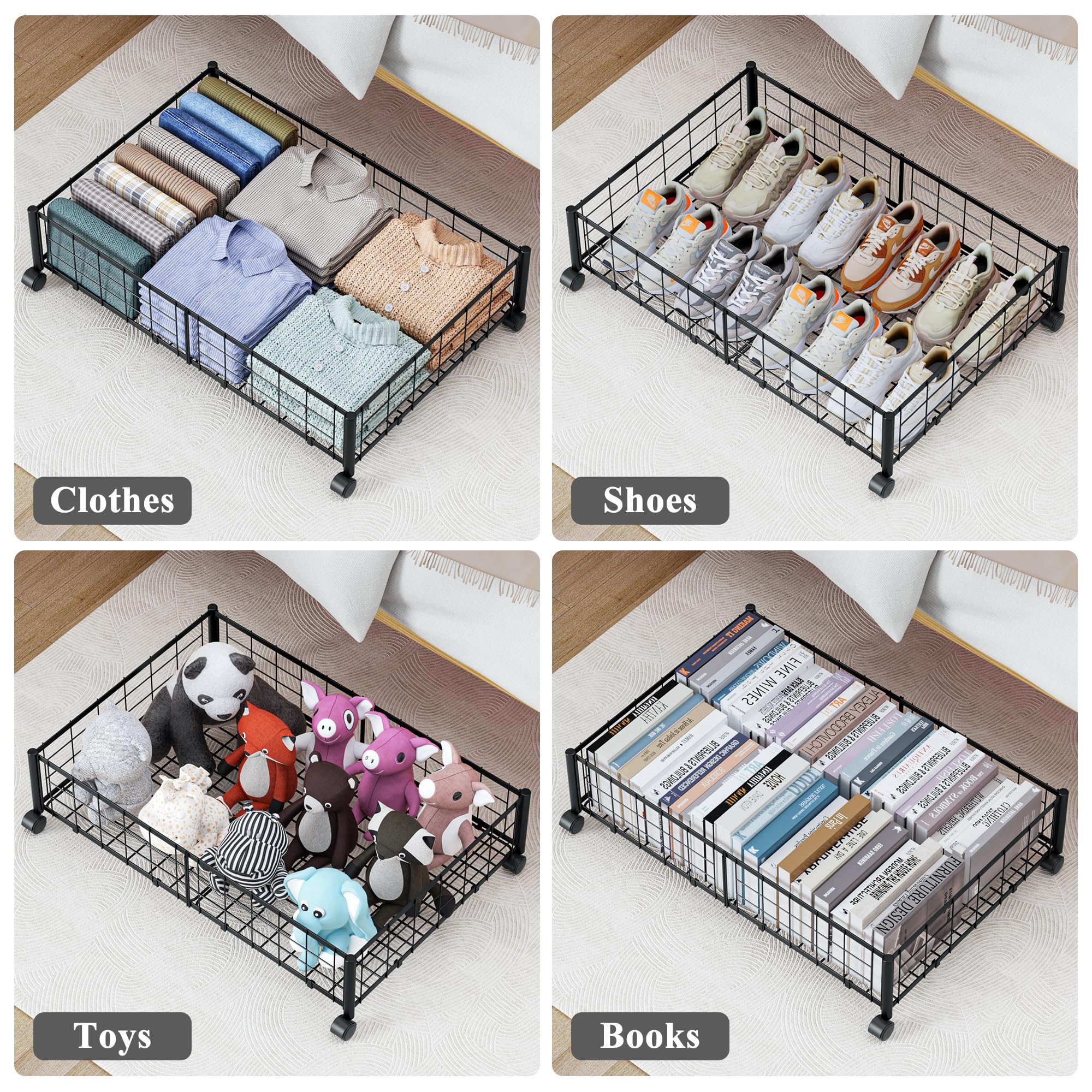 Hleelomi in-use bedroom scene showing organized storage and quick retrieval benefit