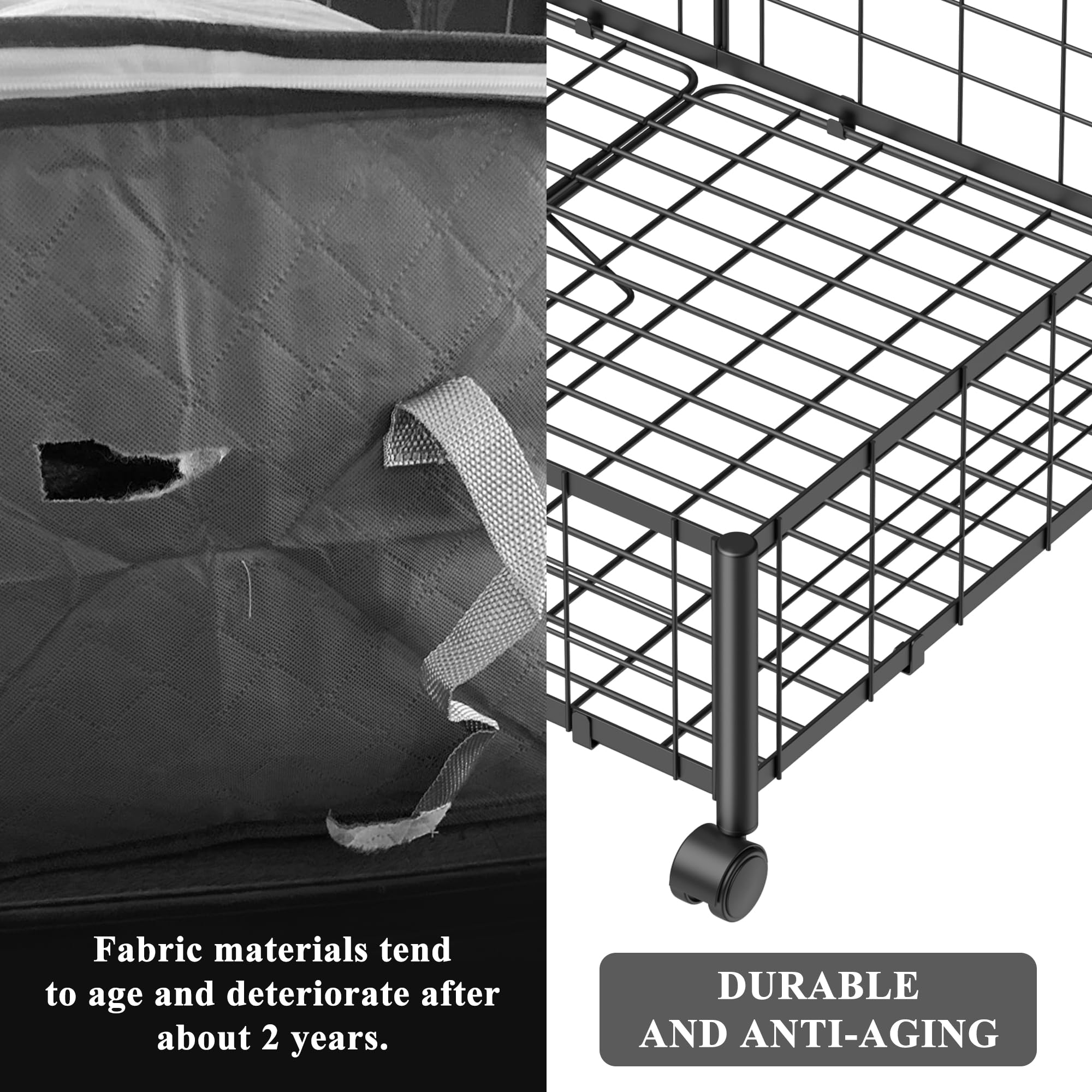 Hleelomi loaded with clothes and blankets showing heavy-duty 70 lb support