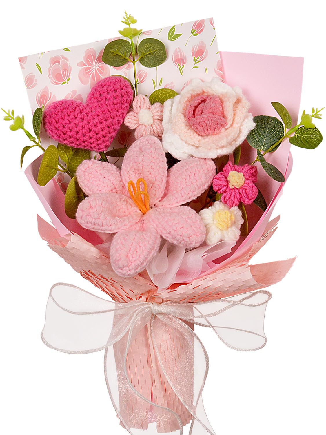 Hlenbin bouquet front view showing full arrangement and lasting display benefit