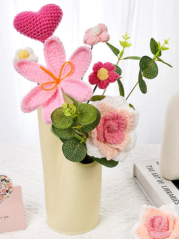 Hlenbin daisies with eucalyptus arranged to show natural silhouette and balance