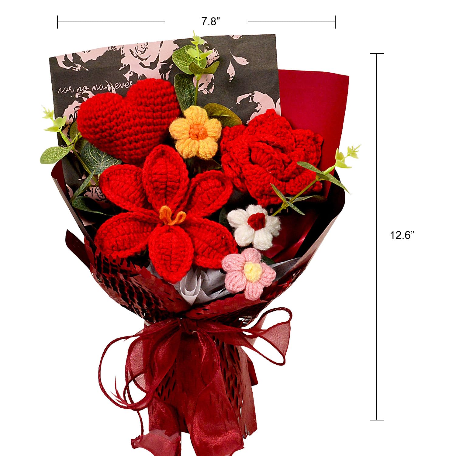 Hlenbin tulip and love-heart close-up showing realistic shapes and romantic symbolism