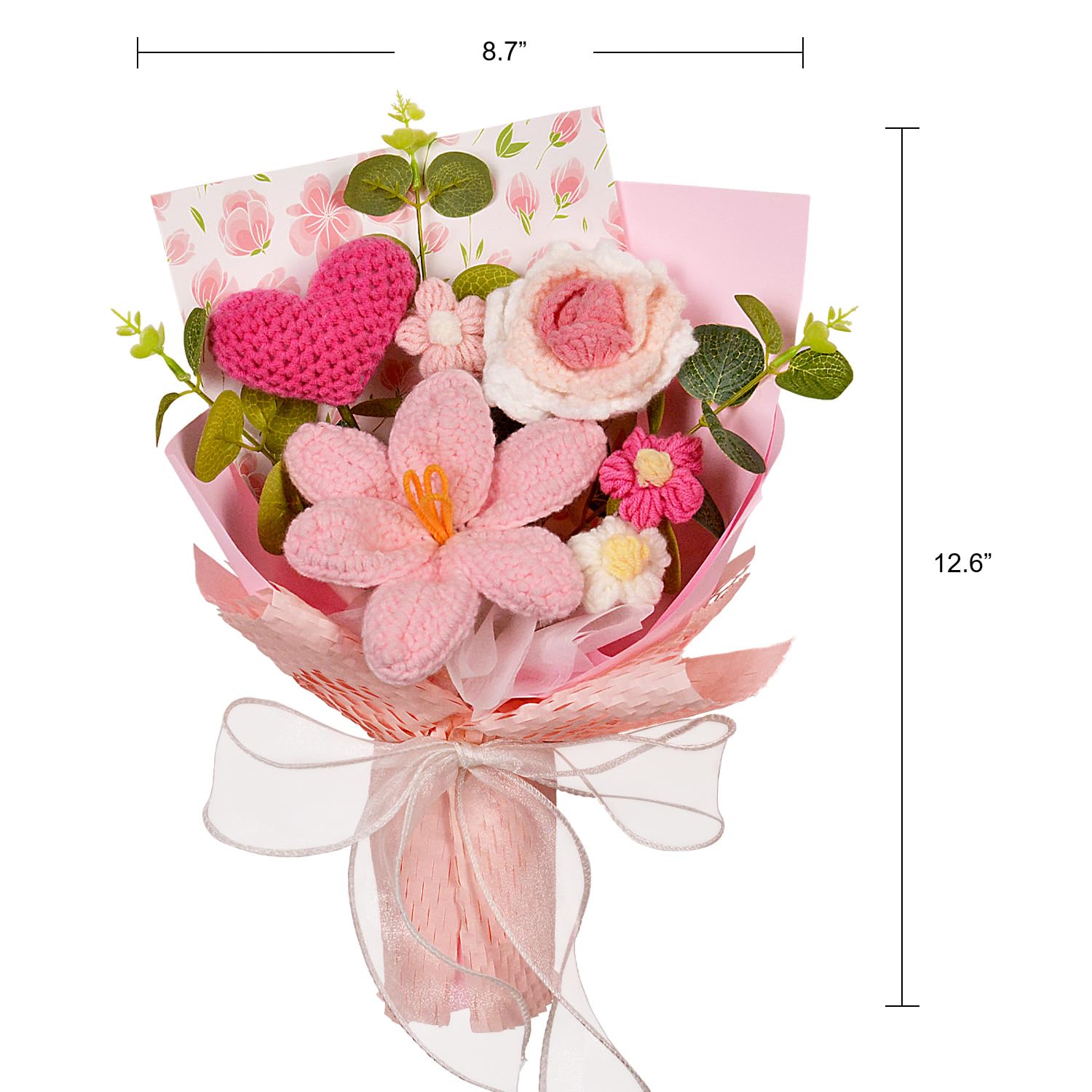 Hlenbin tulip and love heart detail showing sentimental design and soft feel