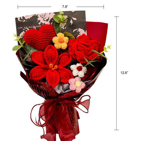 Hlenbin tulip and love-heart close-up showing realistic shapes and romantic symbolism