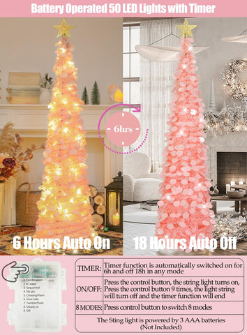 HMASYO tree lit at night creating warm cozy holiday ambiance