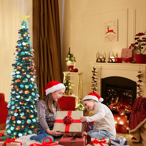 HMASYO pencil tree on porch showcasing versatile placement for decoration