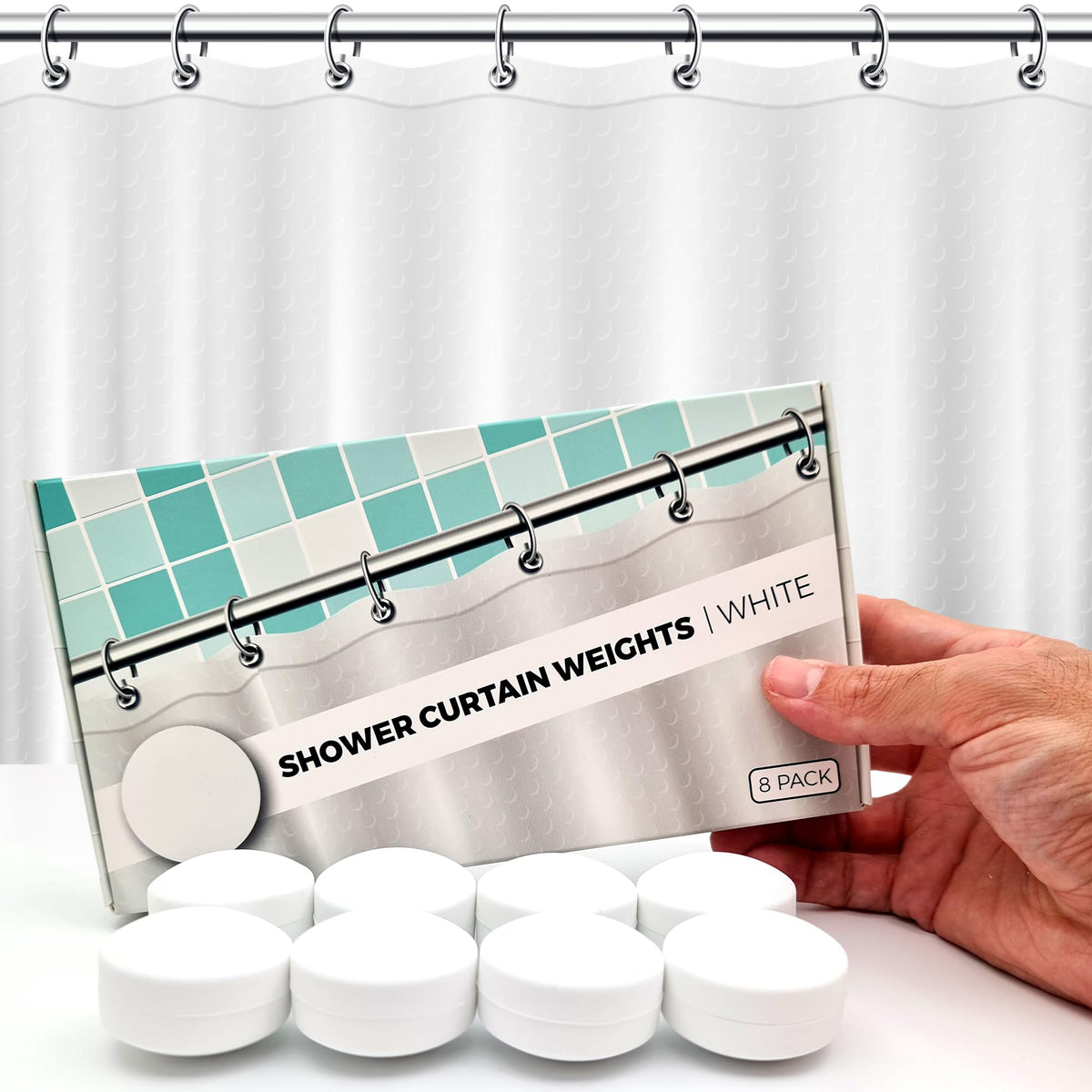 HMmagnets front packaging showing eight white pairs and clear product count