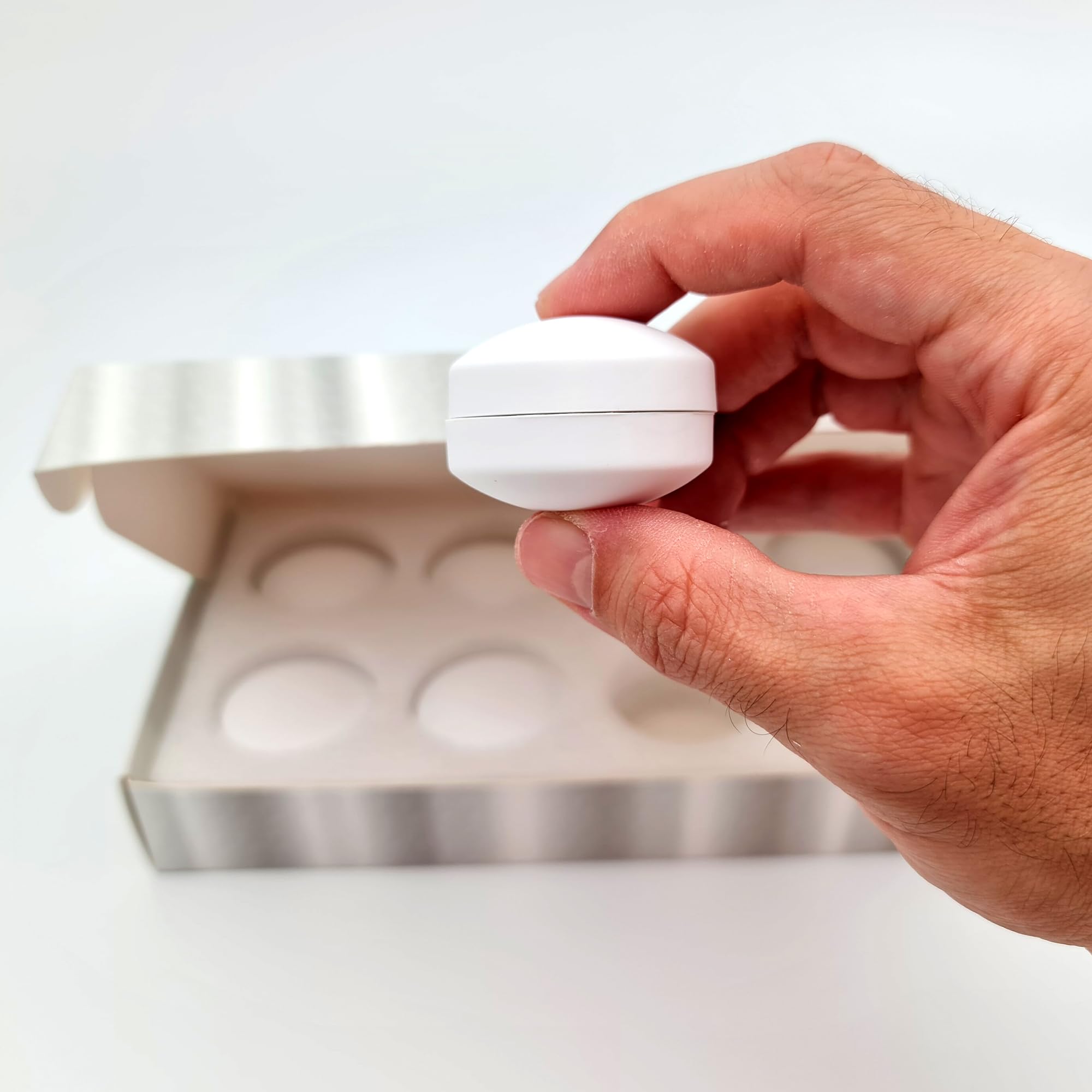 HMmagnets stacked to show thickness and durable silicone encasement