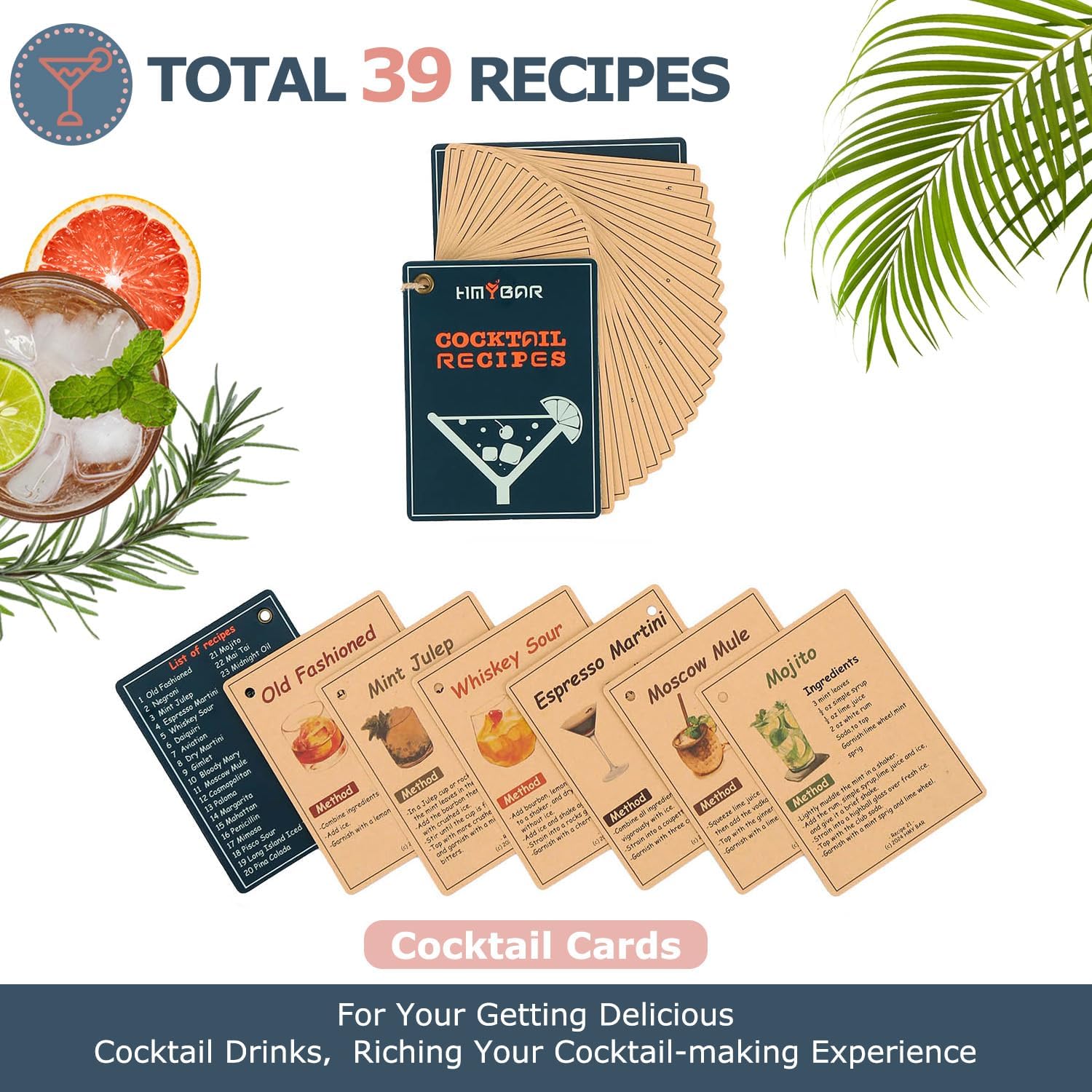 HMYBAR bartender kit in use mixing cocktail for faster drink prep