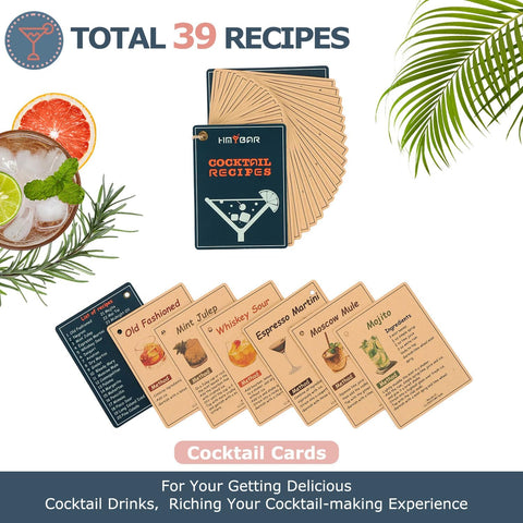 HMYBAR bartender kit in use mixing cocktail for faster drink prep