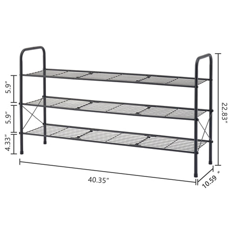 Hoctieon demonstrating wet shoes draining on mesh shelves for quick drying