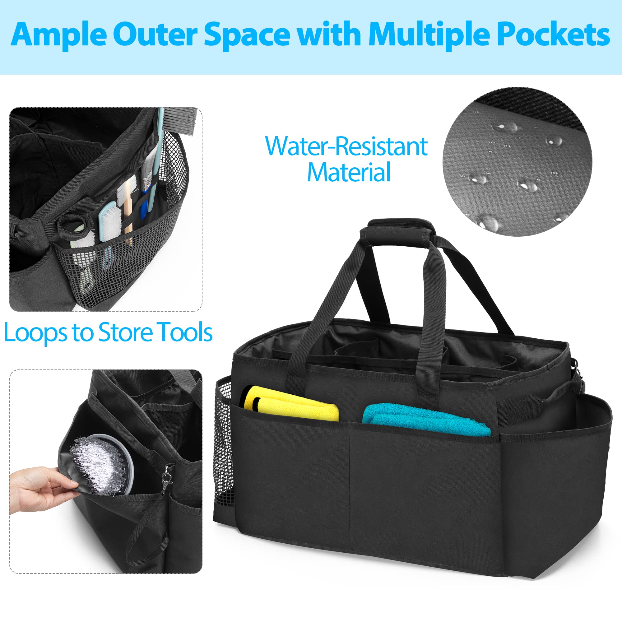 HODRANT front pockets holding spray bottles for quick-reach efficiency