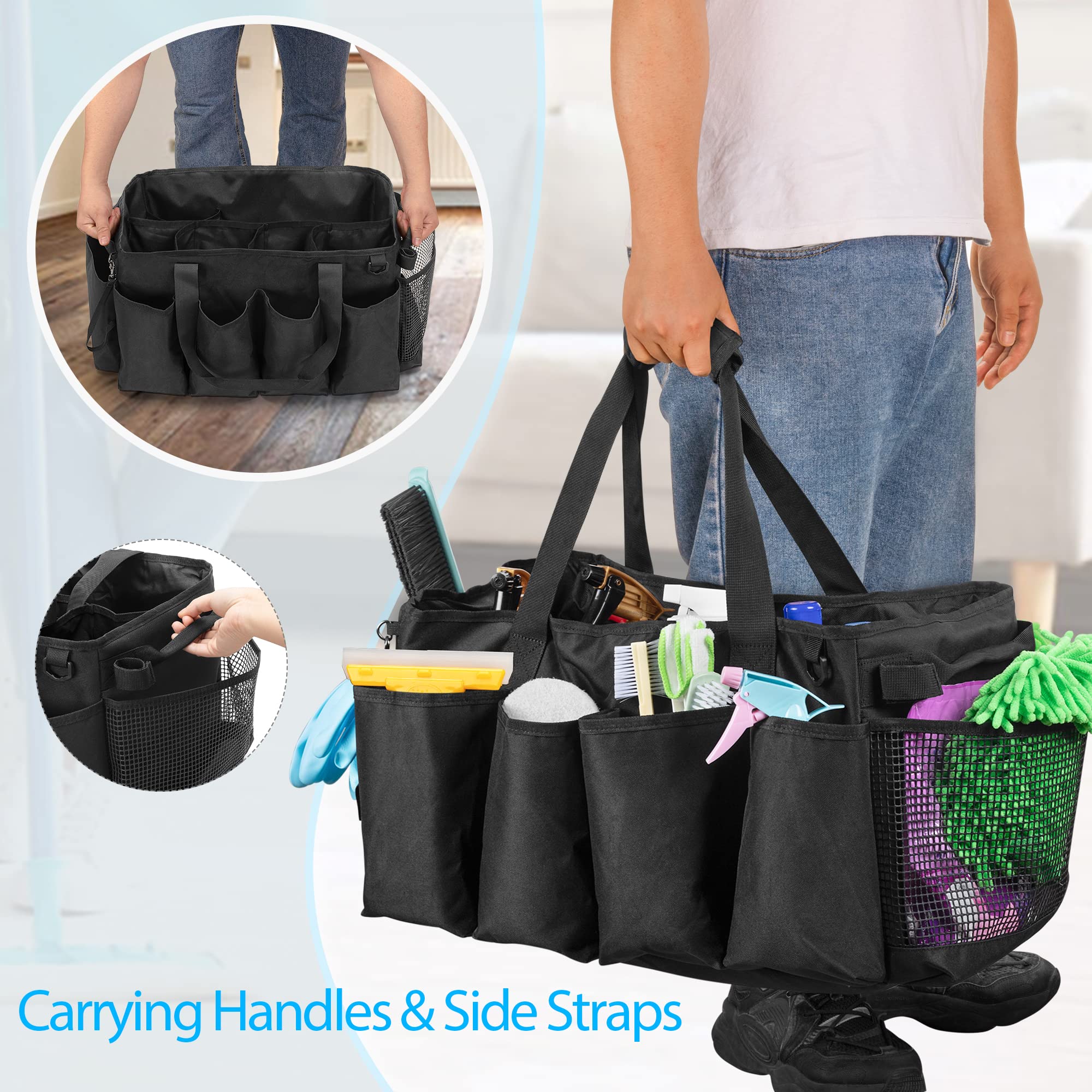 HODRANT padded handles and side straps for comfortable transport