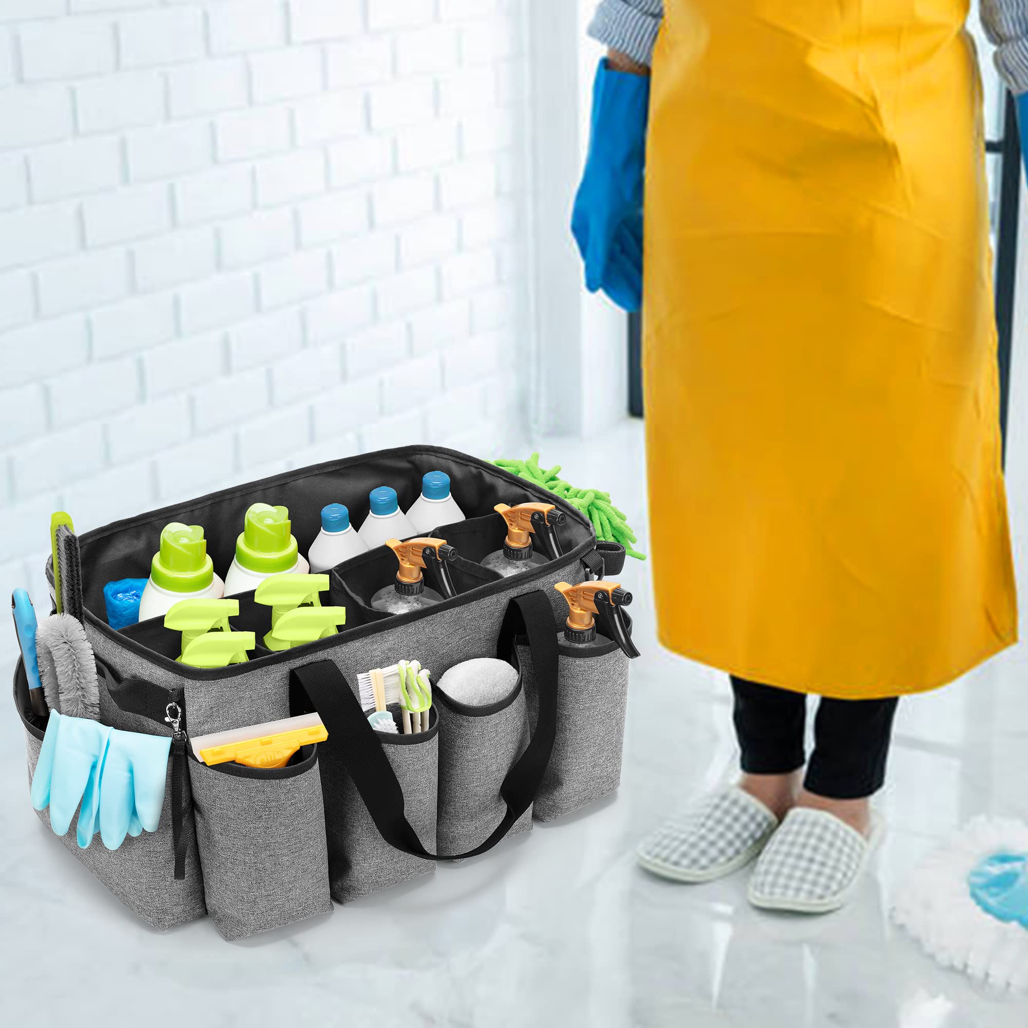 HODRANT caddy on a floor during cleaning to show real-world use