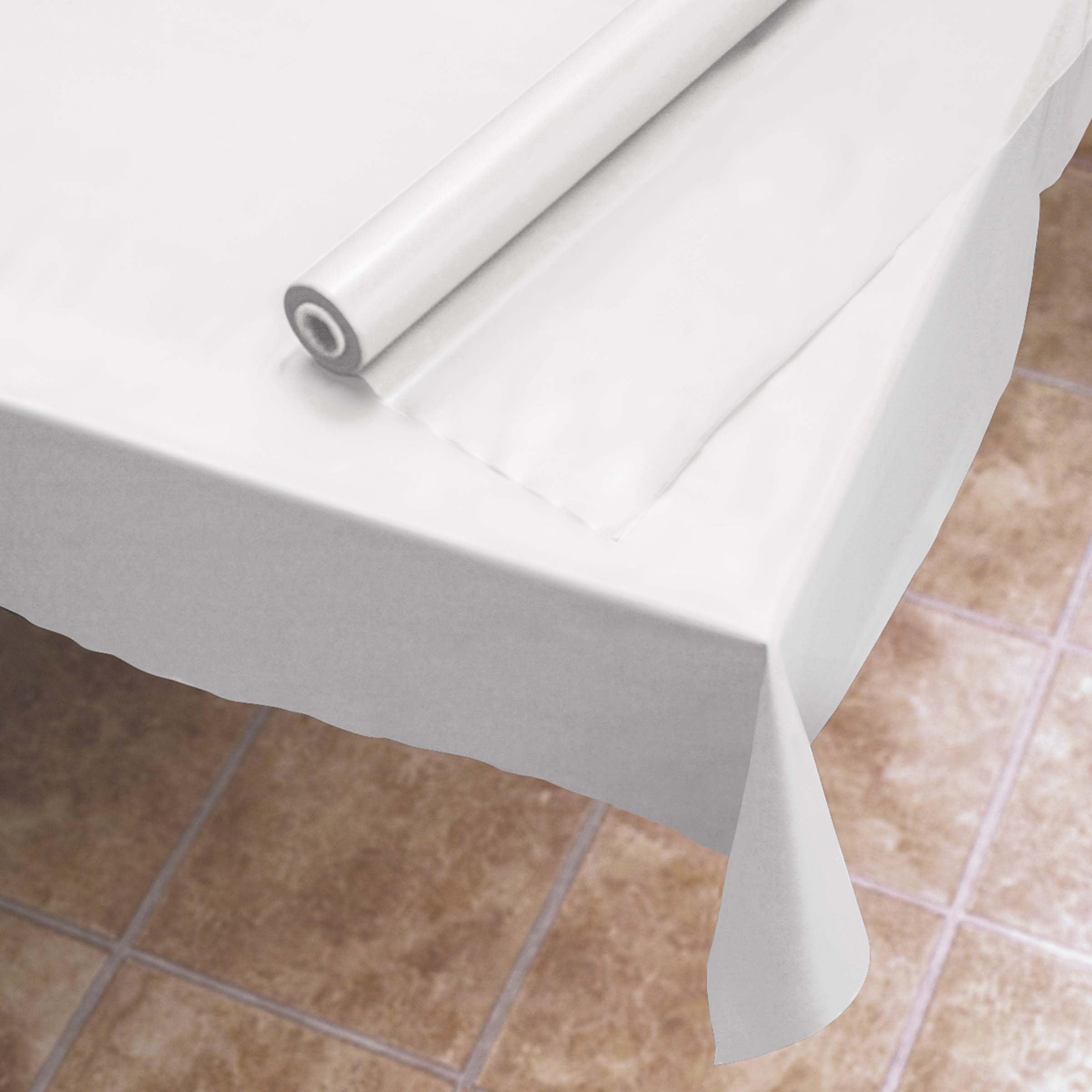 Hoffmaster being cut to length on table, custom fit reduces waste
