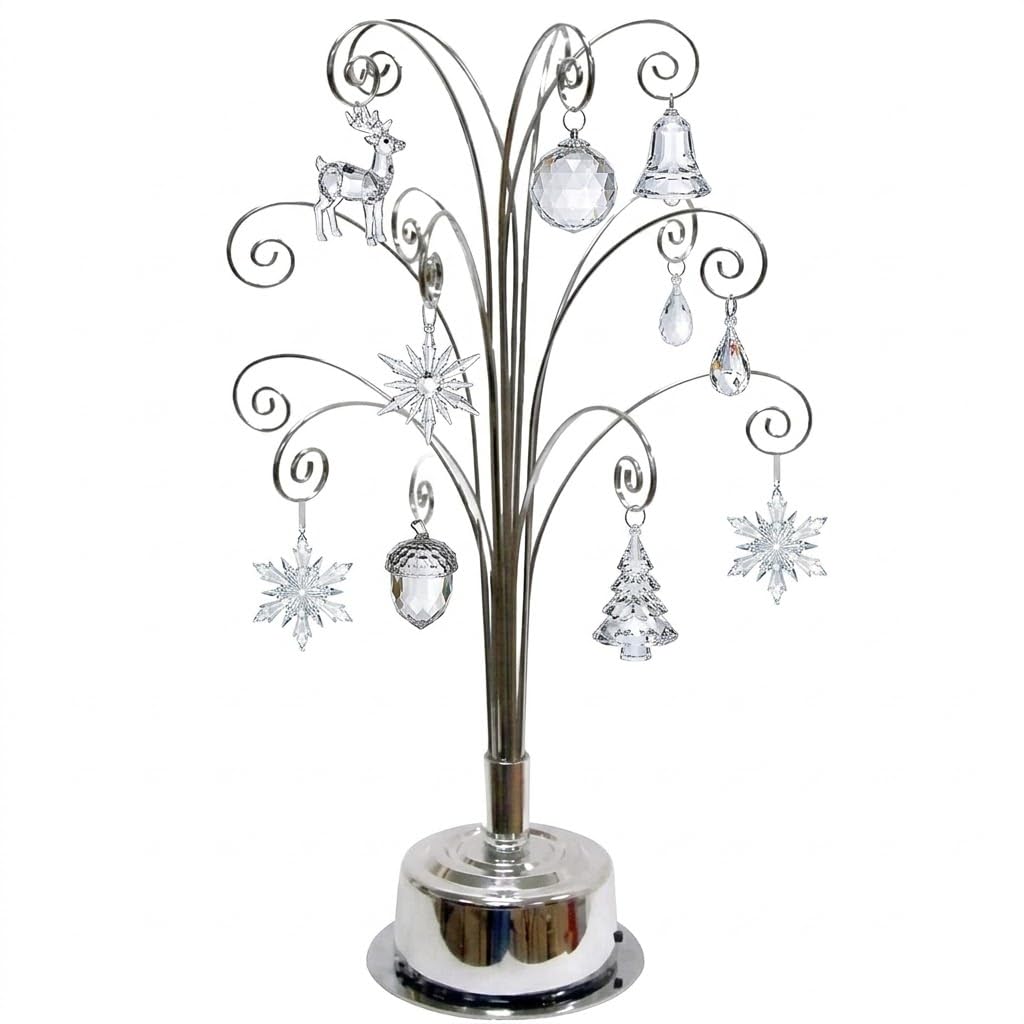 HOHIYA front view of metal ornament tree showcasing design and balance