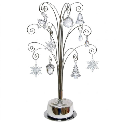 HOHIYA front view of metal ornament tree showcasing design and balance