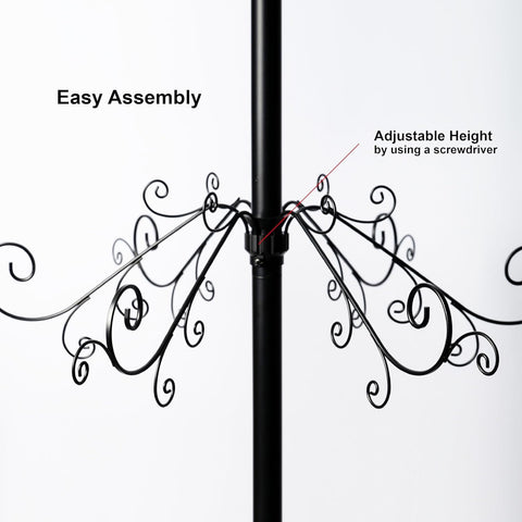 HOHIYA lower tier holding heavier ornaments to show secure weight support
