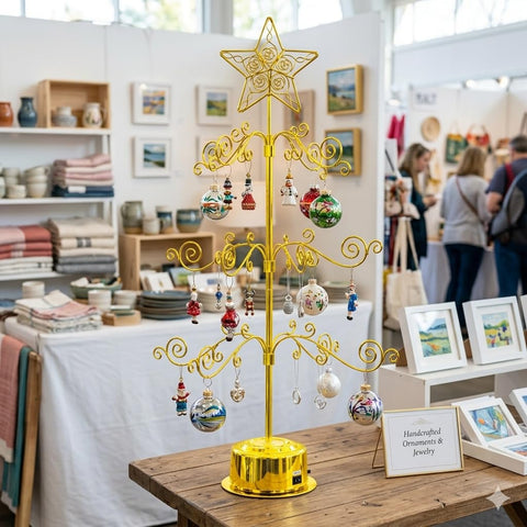 HOHIYA tabletop size next to everyday items showing compact footprint