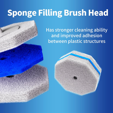 Hohoky refill head installed on handle ready for fast bathroom cleaning