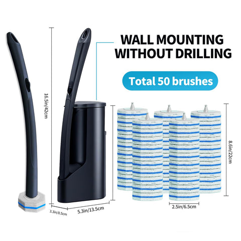 Hohoky wand reaching under rim demonstrating effective edge cleaning