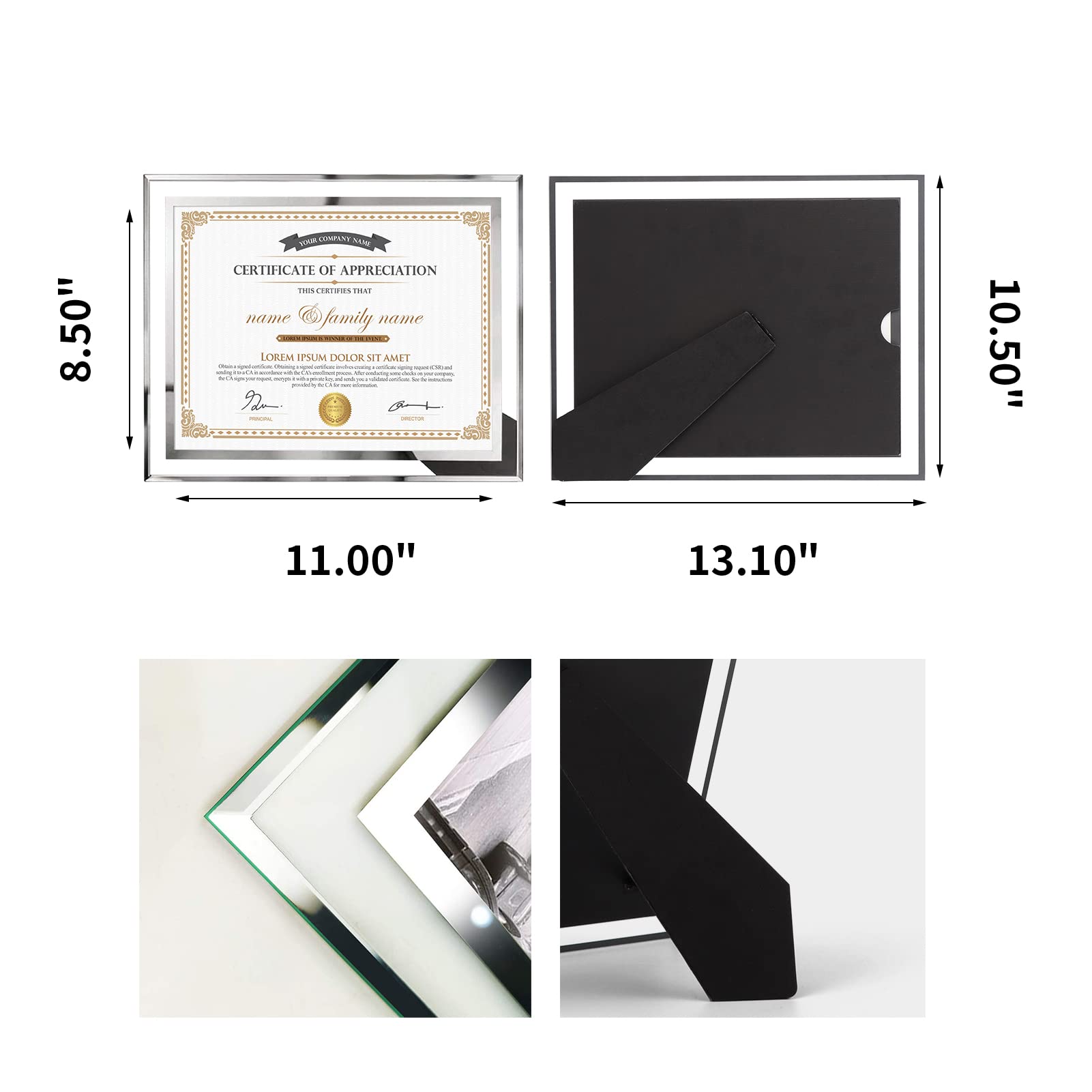 Hoikwo close-up of glass edge showing scratch-resistant clarity benefit
